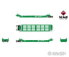 ScaleTrains SXT40087 Rivet Counter HO Scale Pullman-Standard Trinity Backpacker Well Car Set (5) Burlington