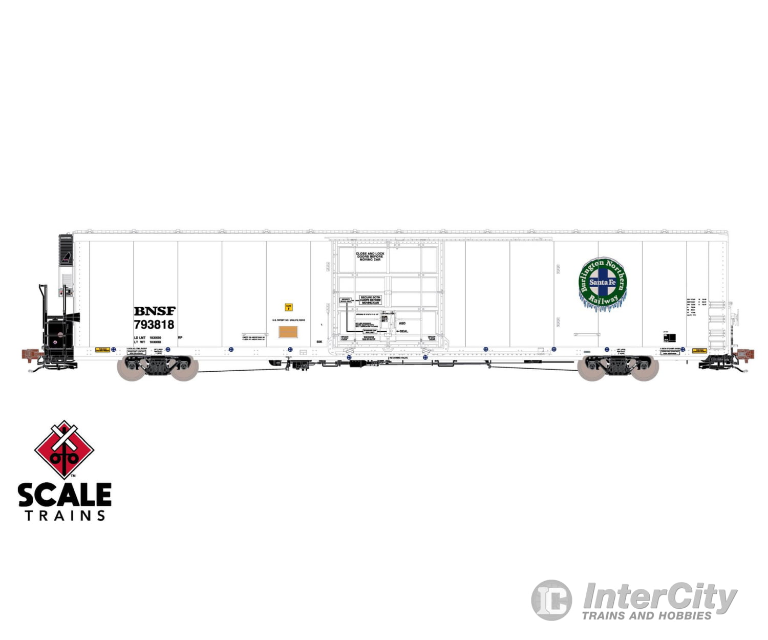 Scaletrains Sxt40115 Rivet Counter Ho Scale Trinity 82’ 7711 Mechanical Reefer Bnsf/Loco