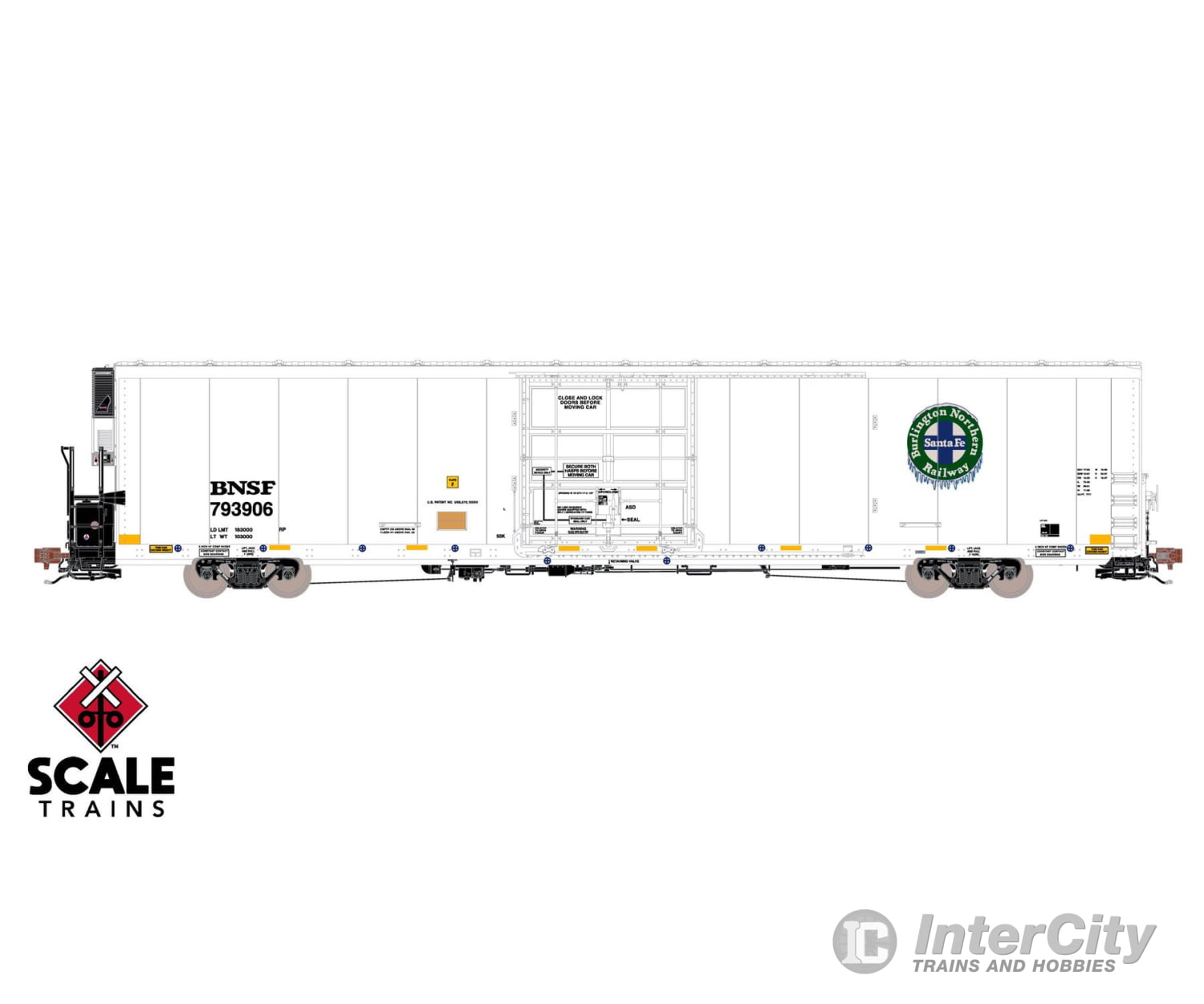 Scaletrains Sxt40139 Rivet Counter Ho Scale Trinity 82’ 7711 Mechanical Reefer Bnsf/Loco