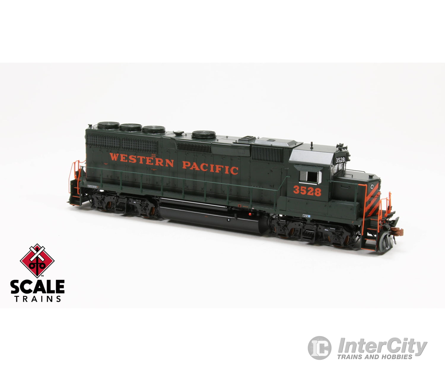 Scaletrains Sxt40233 Rivet Counter Ho Scale Emd Gp40 Phase Iic Western Pacific/Perlman Green 3544