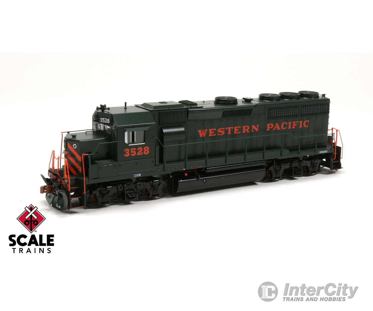 Scaletrains Sxt40233 Rivet Counter Ho Scale Emd Gp40 Phase Iic Western Pacific/Perlman Green 3544