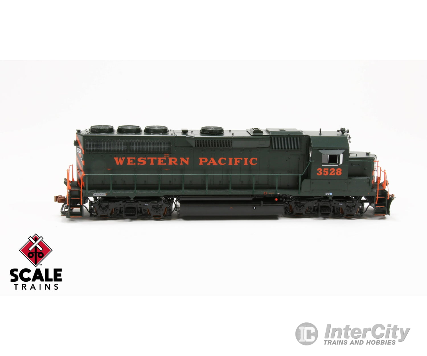 Scaletrains Sxt40233 Rivet Counter Ho Scale Emd Gp40 Phase Iic Western Pacific/Perlman Green 3544