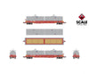 ScaleTrains SXT40304 Rivet Counter HO Scale Thrall 2-Hood Coil Steel Car CHTT/ex-CTRN Patched/Union Pacific Hoods