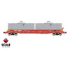 ScaleTrains SXT40304 Rivet Counter HO Scale Thrall 2-Hood Coil Steel Car CHTT/ex-CTRN Patched/Union Pacific Hoods