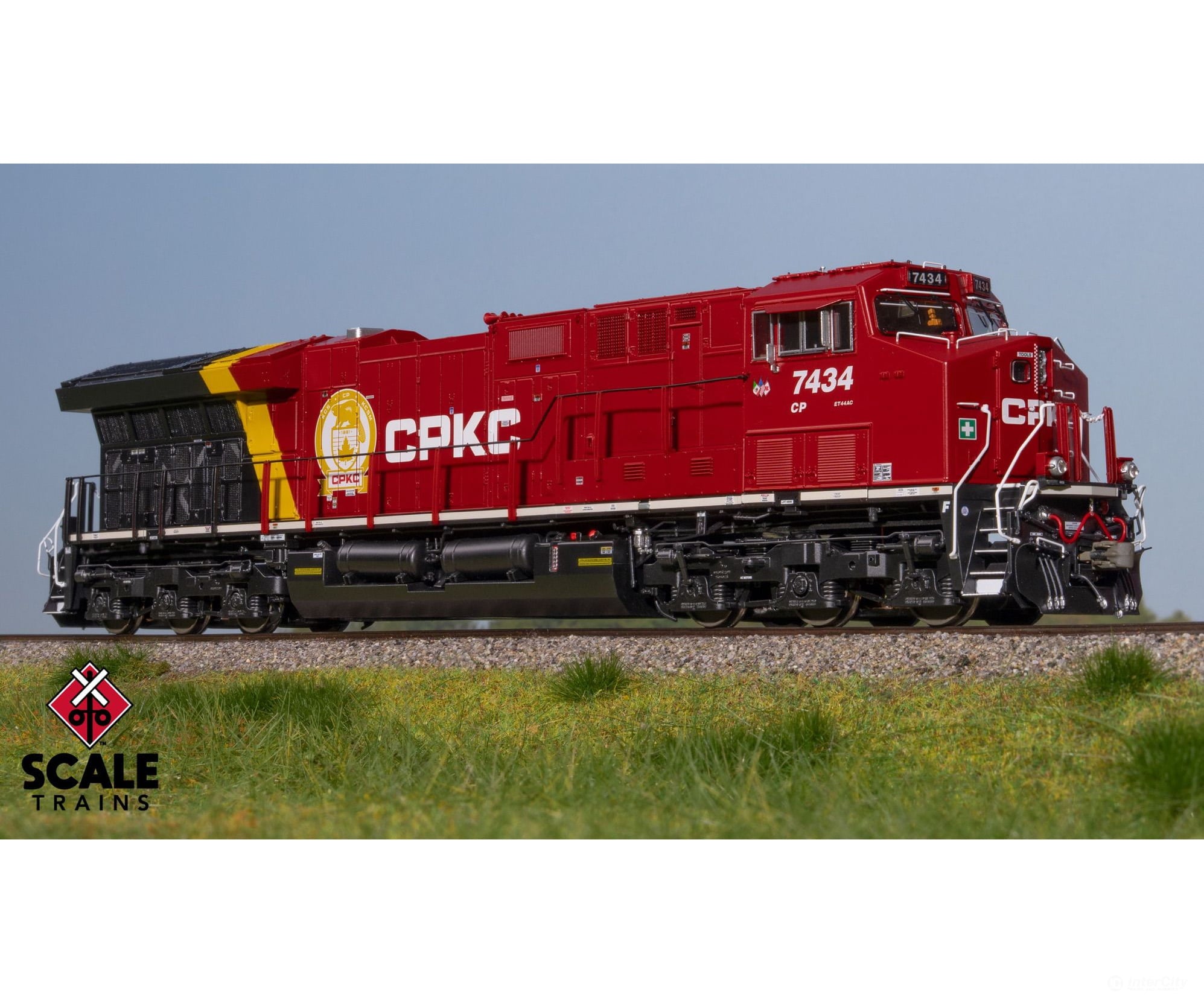 ScaleTrains SXT40354 Rivet Counter HO Scale GE ET44AC Canadian Pacific Kansas City/CPKC/ex-Baffinland 7430 DCC & Sound