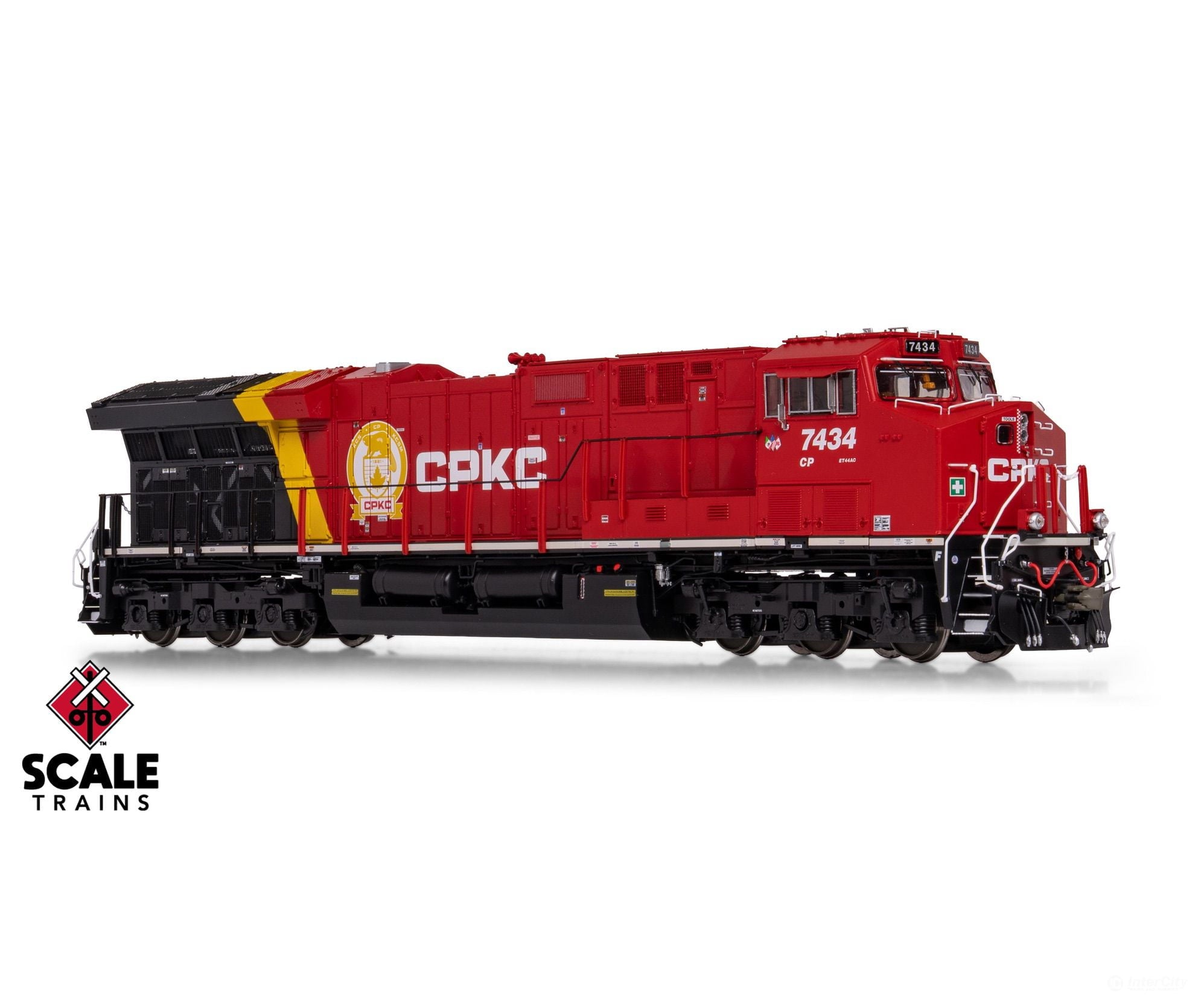 ScaleTrains SXT40359 Rivet Counter HO Scale GE ET44AC Canadian Pacific Kansas City/CPKC/ex-Baffinland 7432 DC/DCC Ready