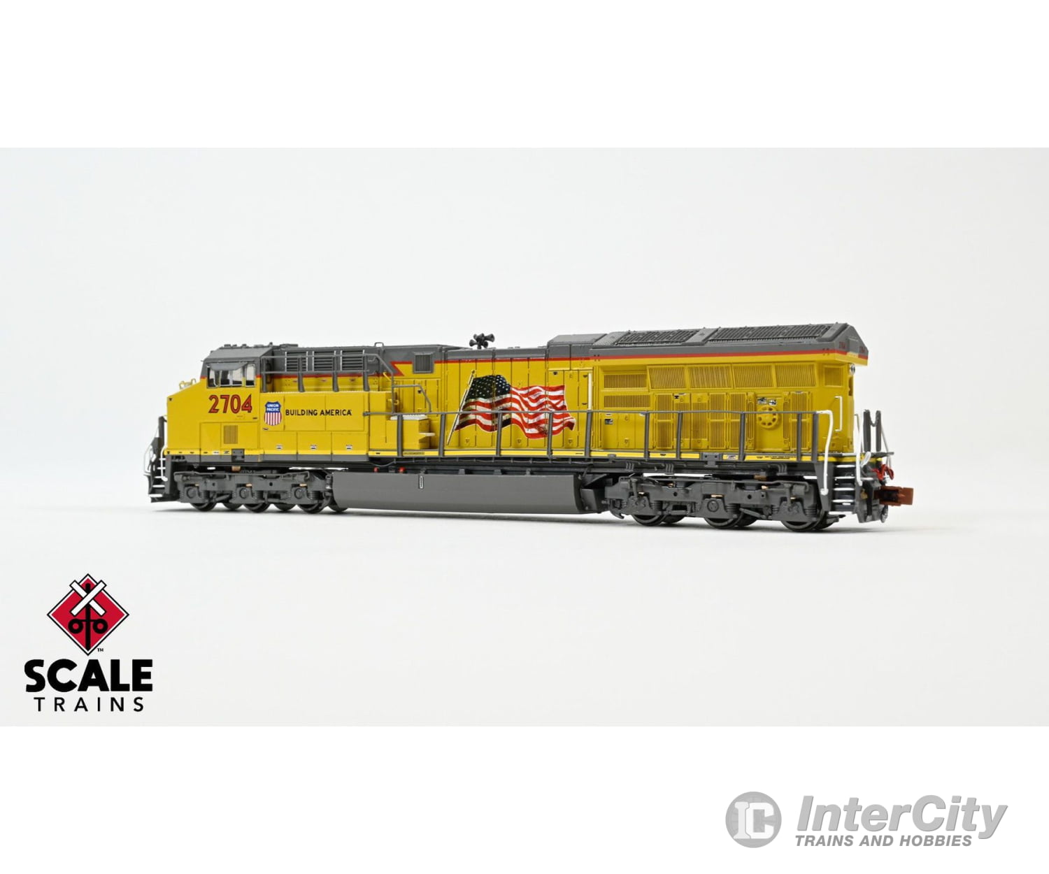 Scaletrains Sxt40449 Rivet Counter N Scale Ge C45Ah Union Pacific/Building America 2704 Dcc & Sound