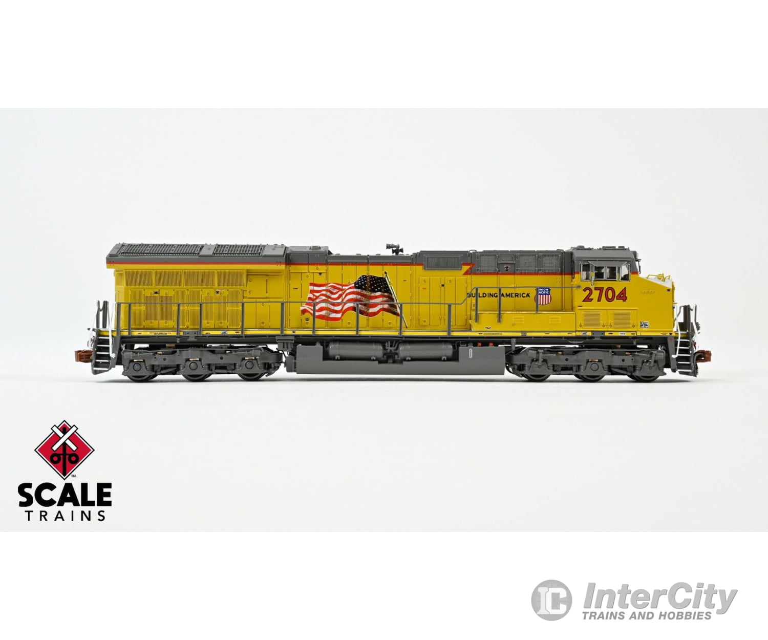 Scaletrains Sxt40449 Rivet Counter N Scale Ge C45Ah Union Pacific/Building America 2704 Dcc & Sound