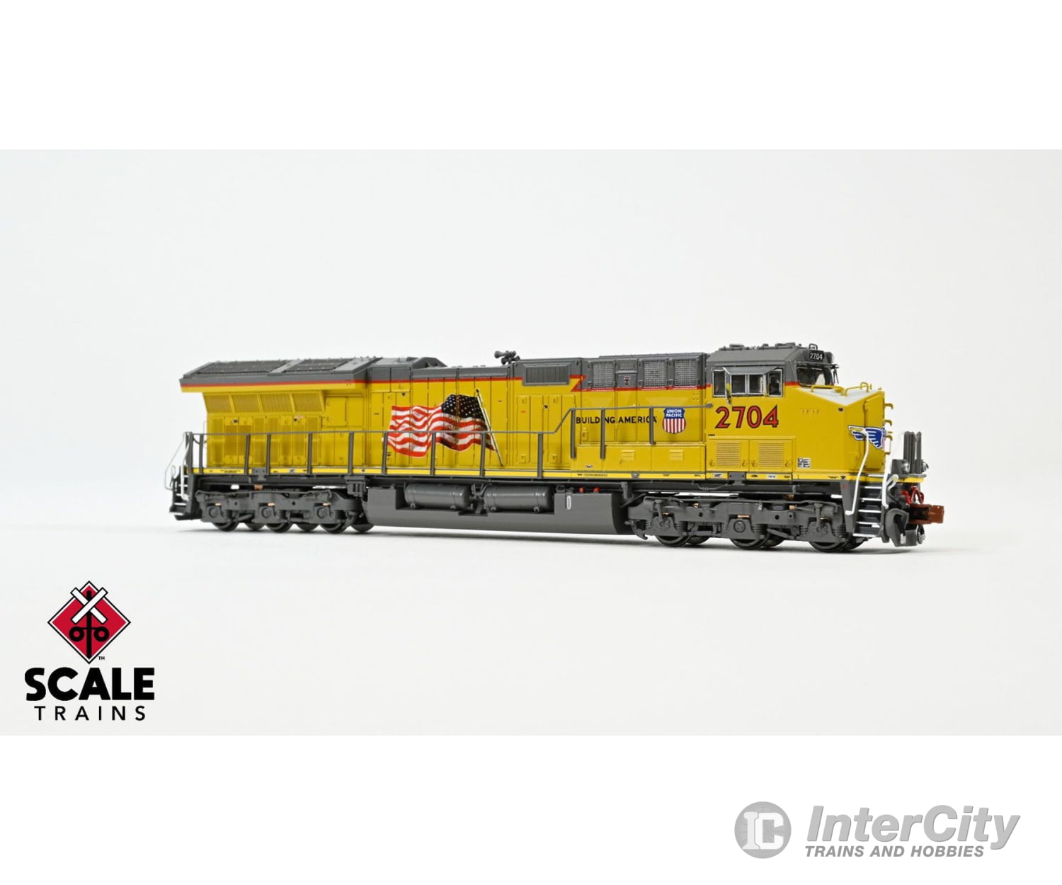 Scaletrains Sxt40449 Rivet Counter N Scale Ge C45Ah Union Pacific/Building America 2704 Dcc & Sound