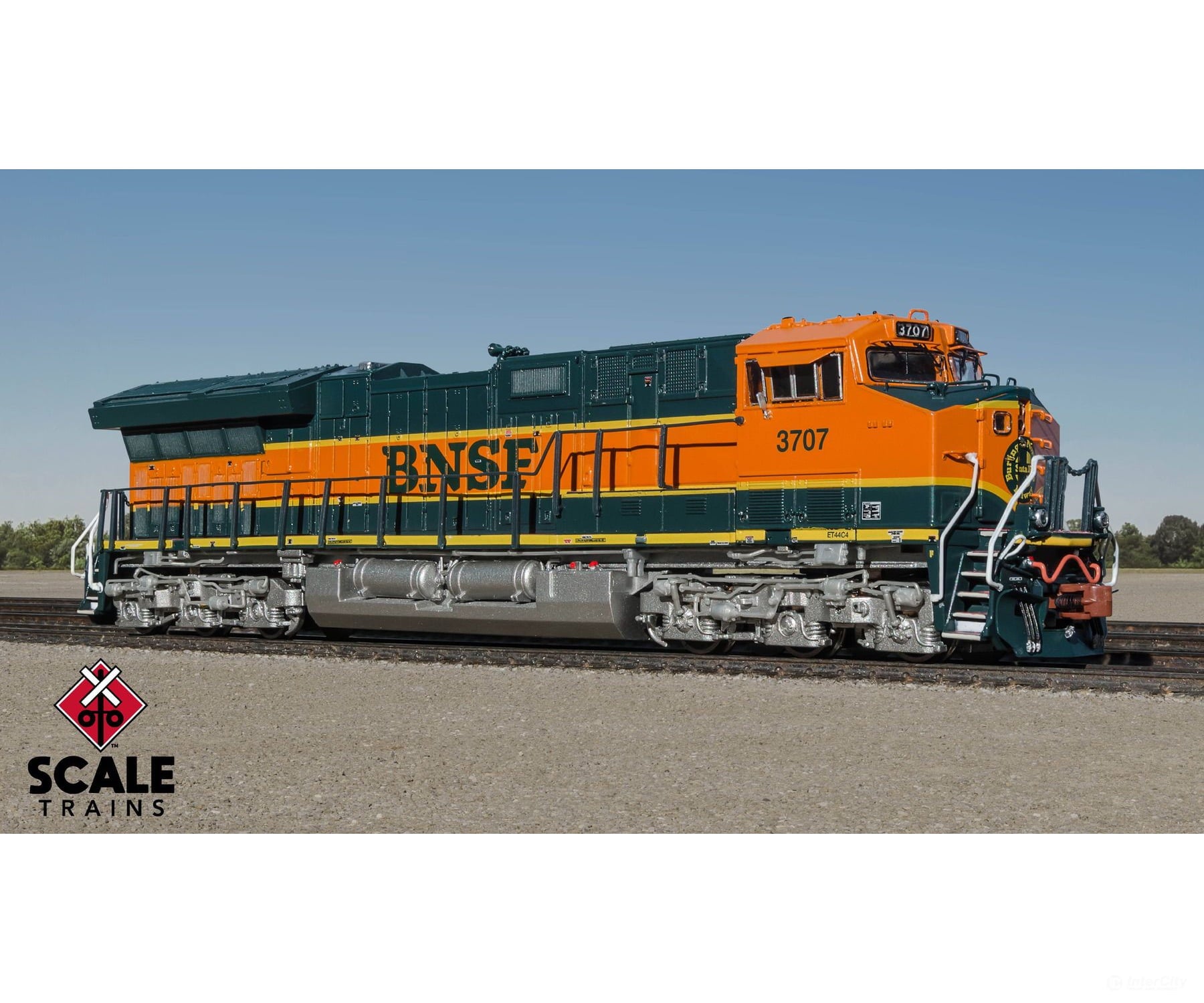 Scaletrains Sxt40455 Rivet Counter Hypotypical N Scale Ge Et44C4 Bnsf/Heritage I 3712 Dcc & Sound