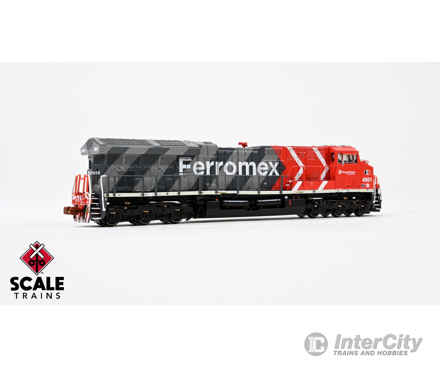 Scaletrains Sxt40473 Rivet Counter Hypotypical N Scale Ge Et44Ac Ferromex/Zebra 4924 Dcc & Sound