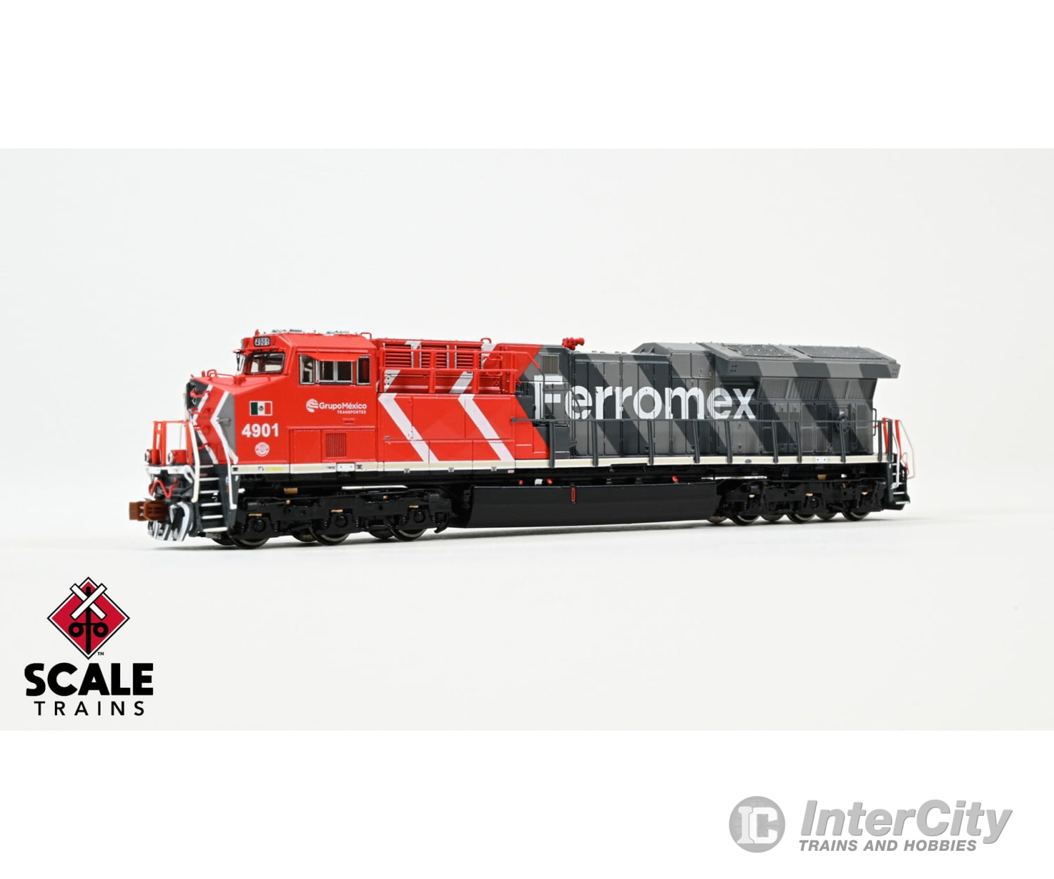 Scaletrains Sxt40473 Rivet Counter Hypotypical N Scale Ge Et44Ac Ferromex/Zebra 4924 Dcc & Sound