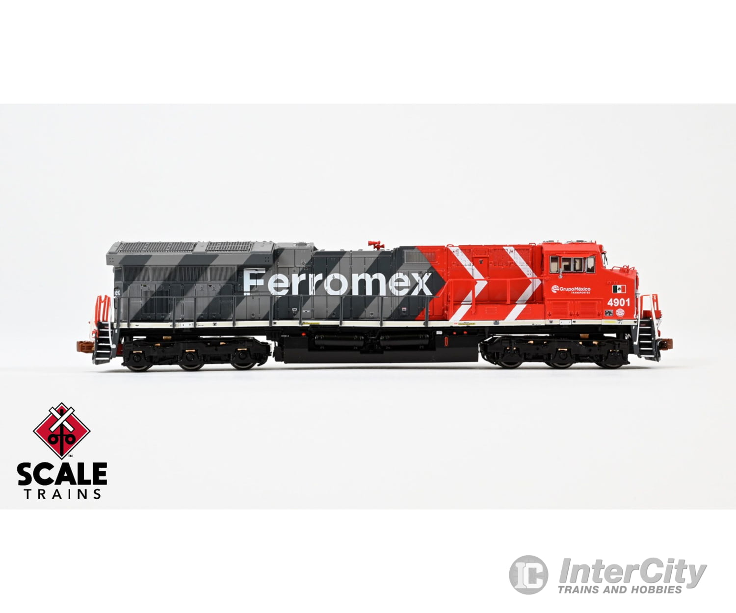 Scaletrains Sxt40473 Rivet Counter Hypotypical N Scale Ge Et44Ac Ferromex/Zebra 4924 Dcc & Sound