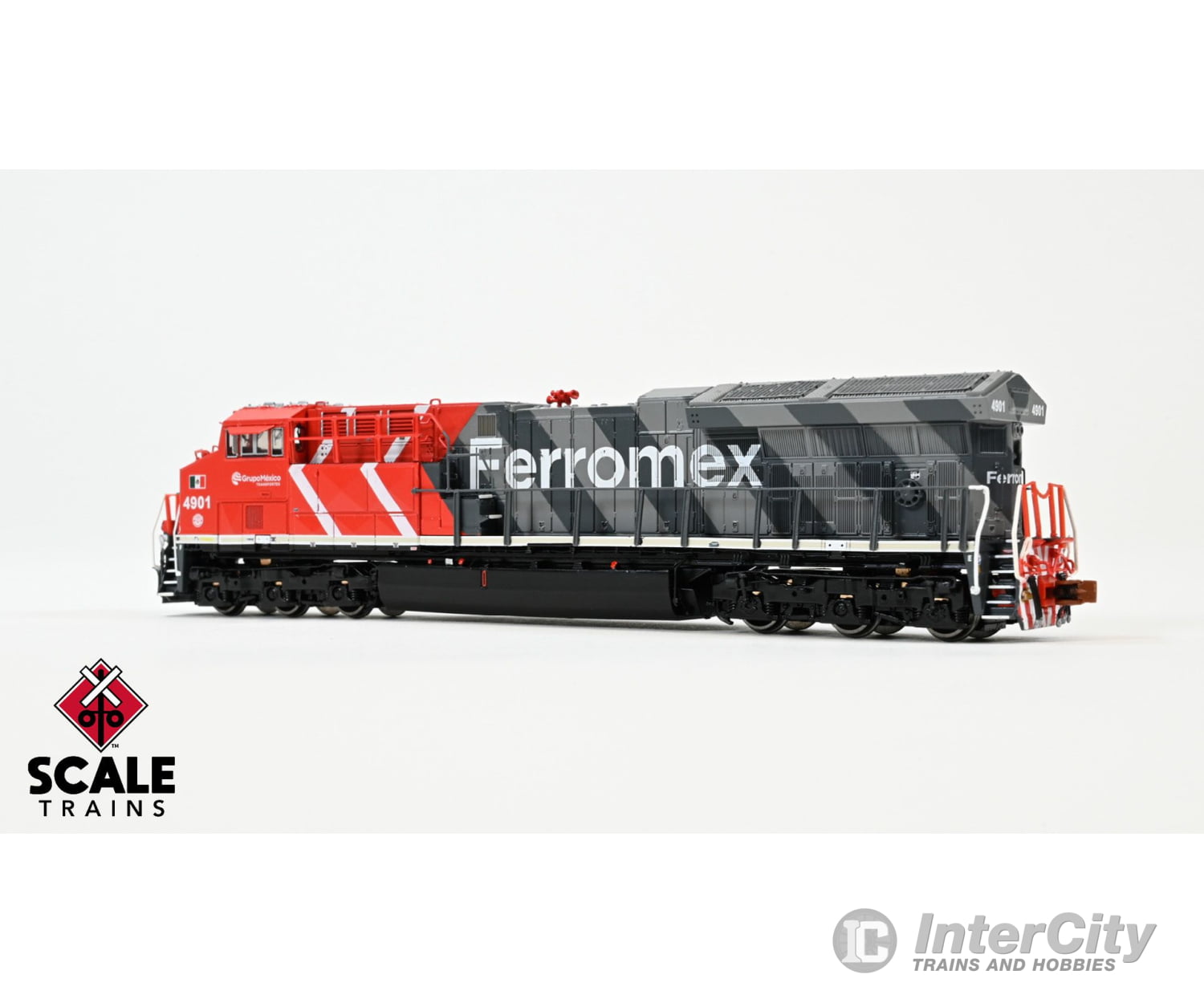 Scaletrains Sxt40473 Rivet Counter Hypotypical N Scale Ge Et44Ac Ferromex/Zebra 4924 Dcc & Sound