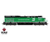ScaleTrains SXT40571-1 Rivet Counter HypoTypical HO Scale GE ET44ACH Burlington Northern/White Face 9893 DCC & Sound