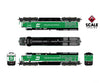ScaleTrains SXT40571-1 Rivet Counter HypoTypical HO Scale GE ET44ACH Burlington Northern/White Face 9893 DCC & Sound