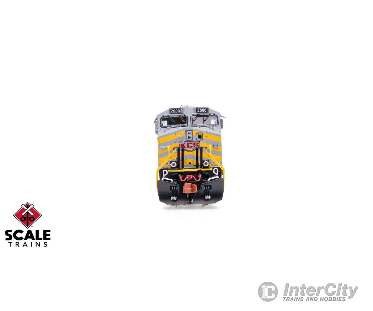 ScaleTrains SXT40609 Rivet Counter N Scale GE AC4400CW Kansas City Southern/NAFTA/Gray/KCS #2000 2000 DCC & Sound