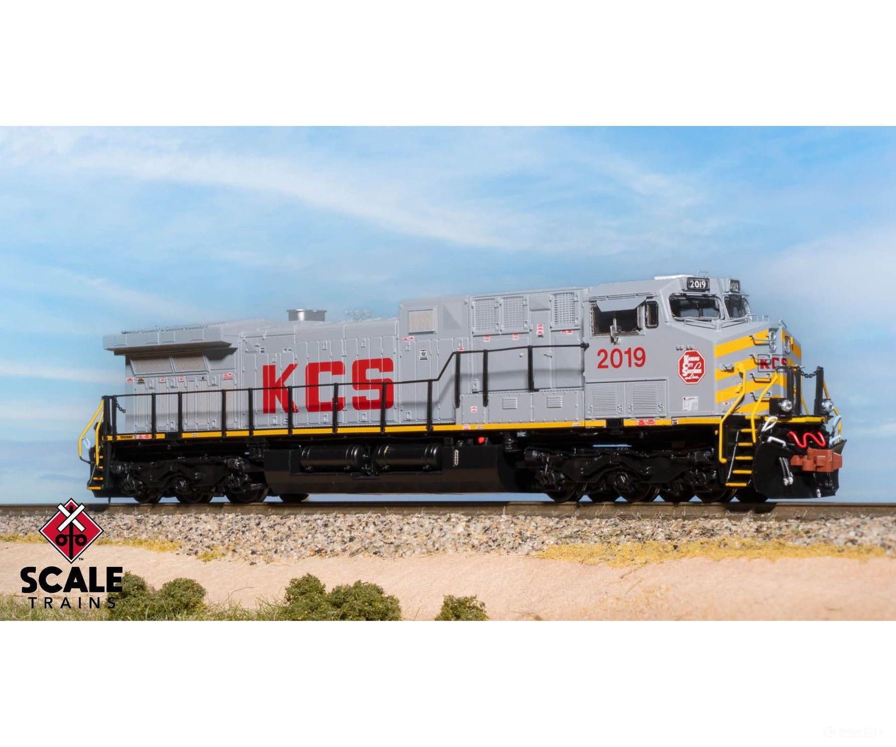 ScaleTrains SXT40611 Rivet Counter N Scale GE AC4400CW Kansas City Southern/Gray 2019 DCC & Sound Equipped Locomotives