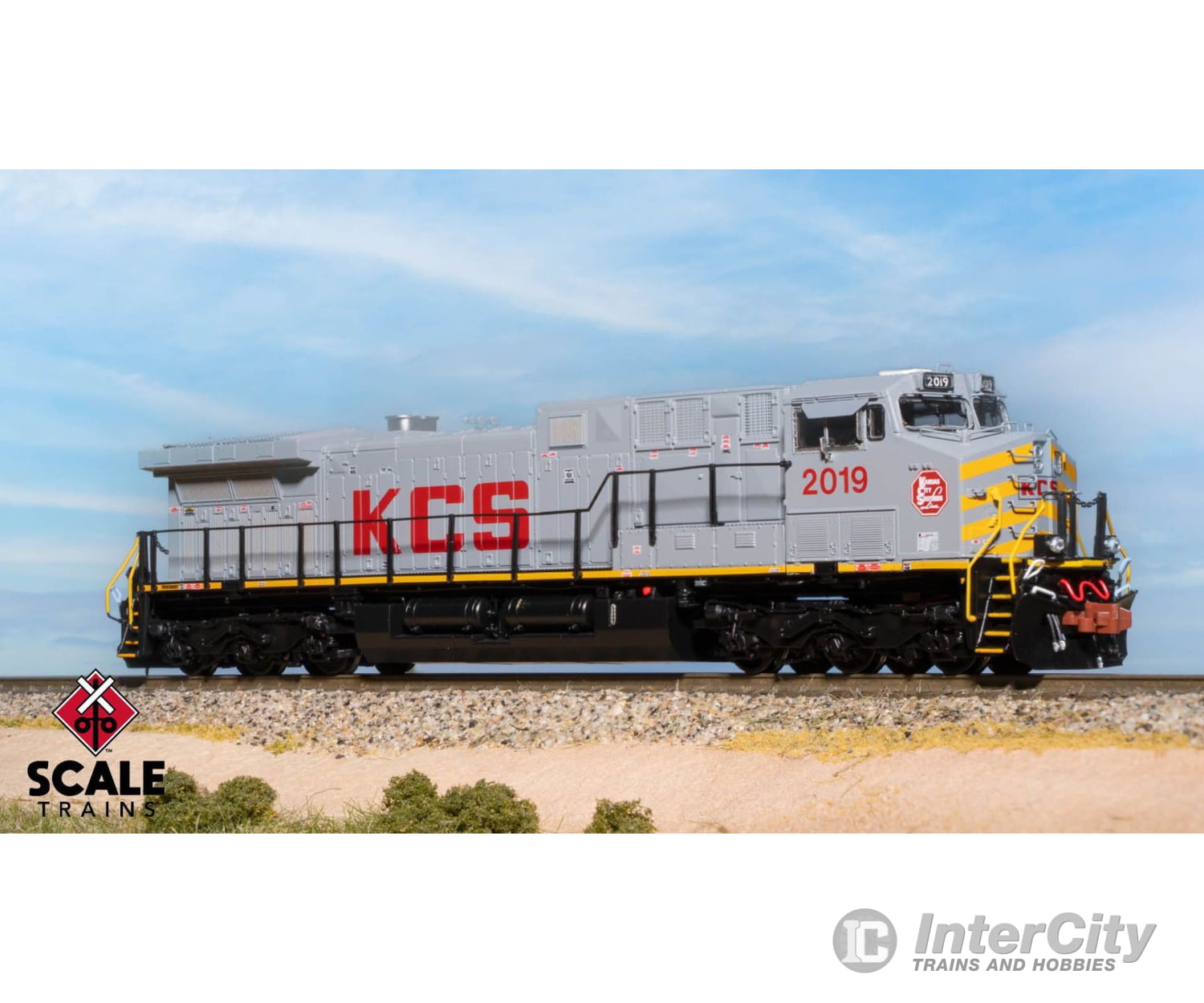 ScaleTrains SXT40611 Rivet Counter N Scale GE AC4400CW Kansas City Southern/Gray 2019 DCC & Sound Equipped Locomotives
