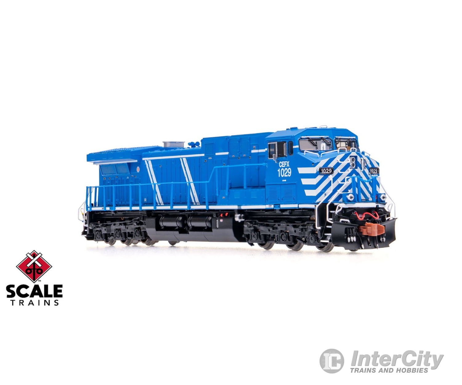 ScaleTrains SXT40635 Rivet Counter N Scale GE AC4400CW CEFX/Bluebird 1031 DCC & Sound Equipped Locomotives