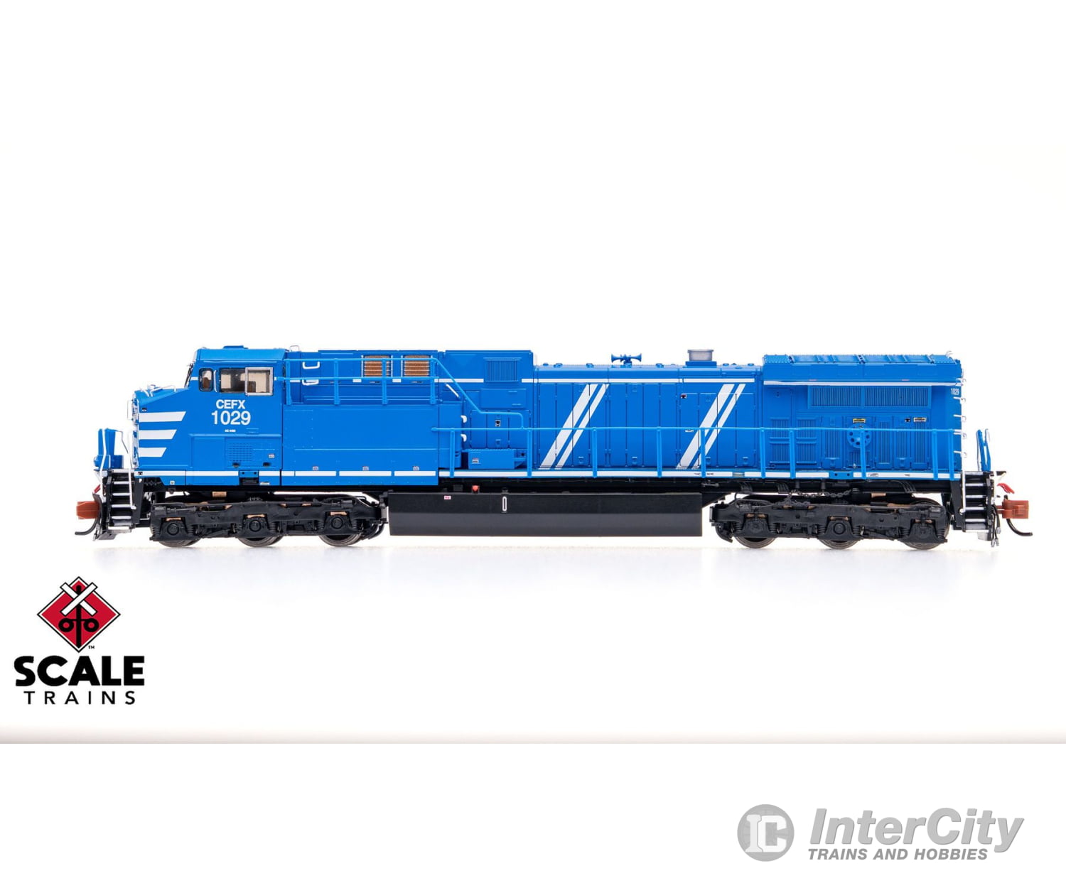ScaleTrains SXT40635 Rivet Counter N Scale GE AC4400CW CEFX/Bluebird 1031 DCC & Sound Equipped Locomotives