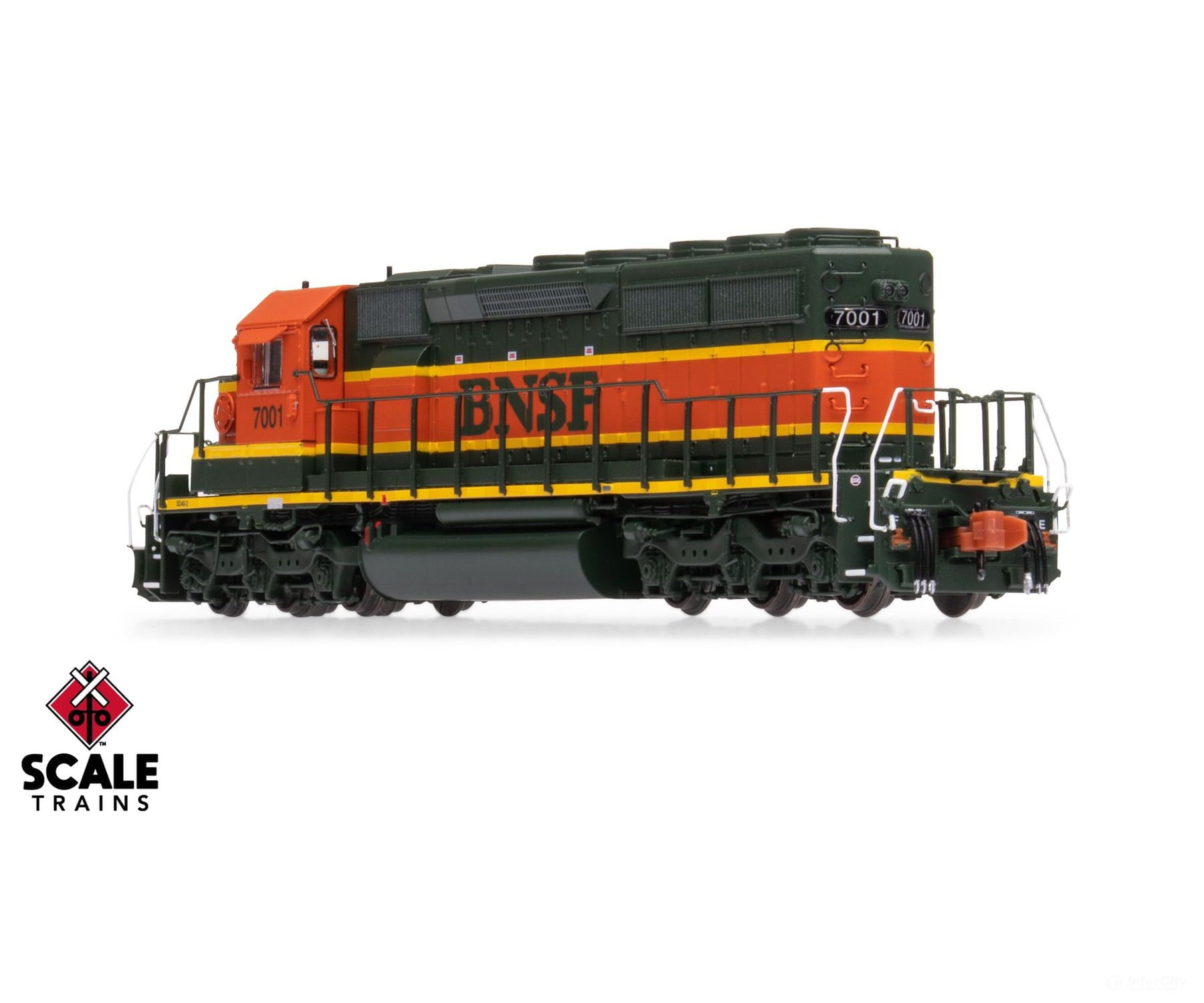 ScaleTrains SXT40680 Rivet Counter N Scale EMD SD40-2,BNSF/Heritage I/Large Circle-Cross Nose Logo 7035 DC/DCC Ready