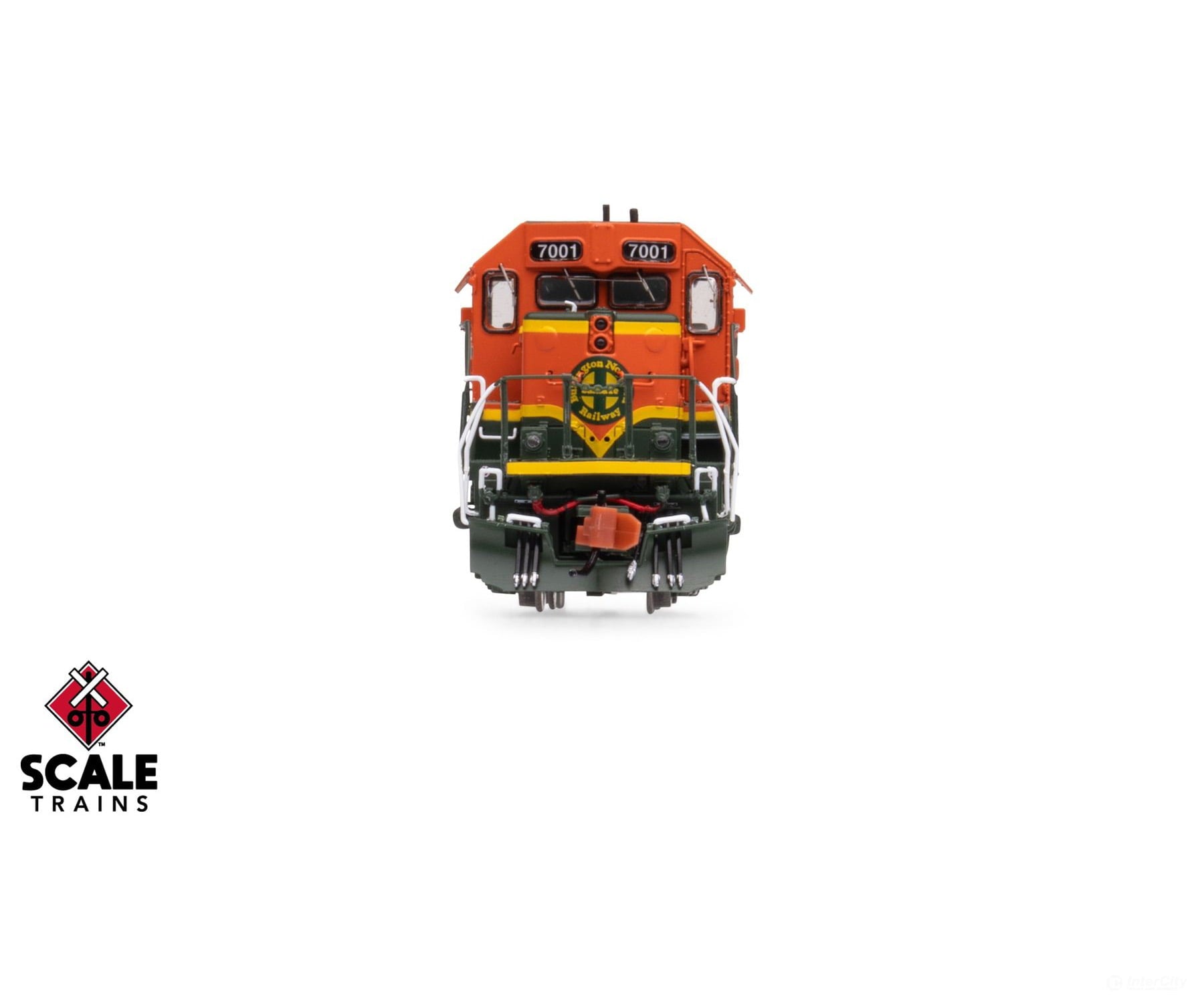 ScaleTrains SXT40680 Rivet Counter N Scale EMD SD40-2,BNSF/Heritage I/Large Circle-Cross Nose Logo 7035 DC/DCC Ready