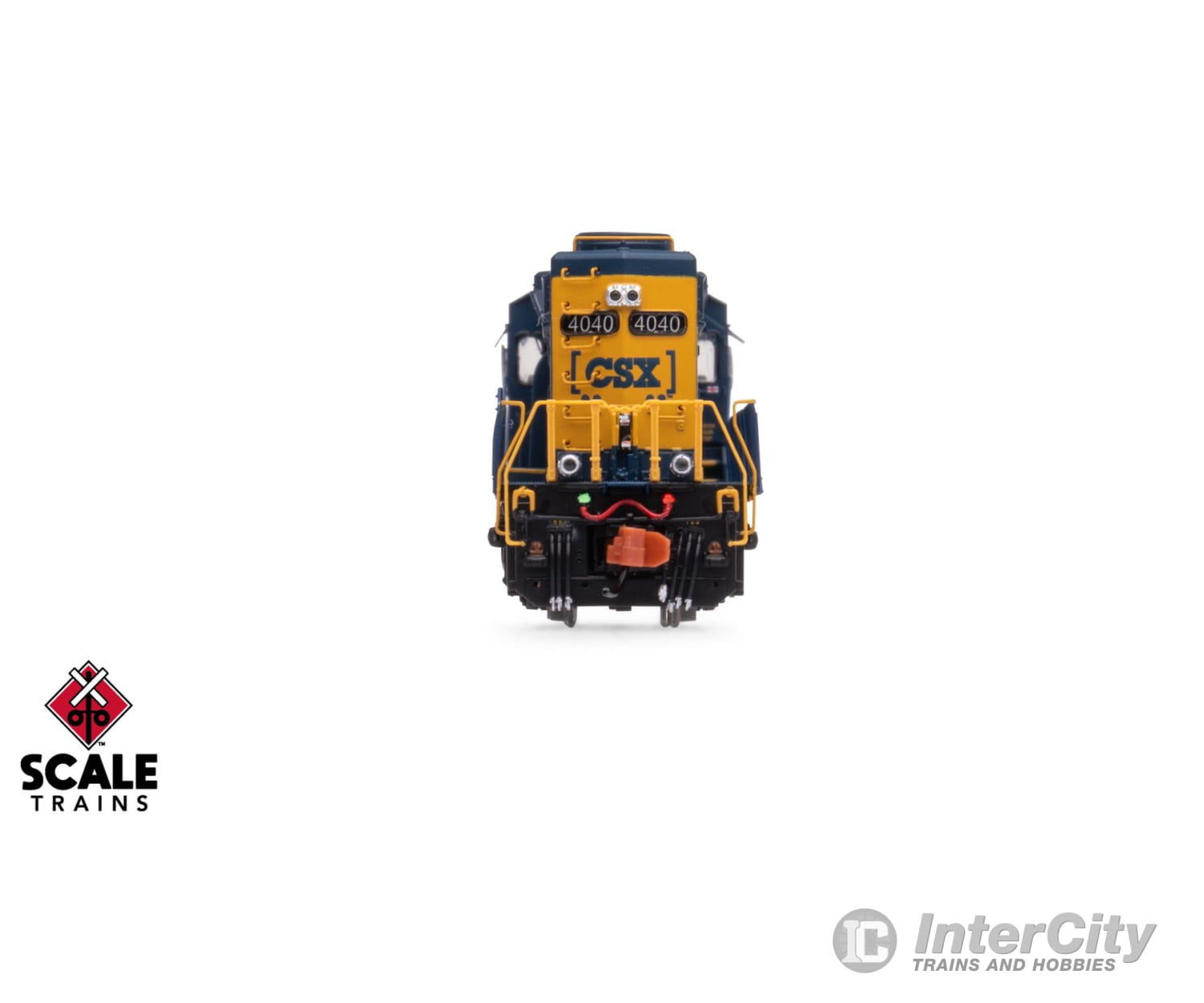ScaleTrains SXT40683 Rivet Counter N Scale EMD SD40-3 CSX/YN3 Boxcar Logo 4040 DCC & Sound Equipped Locomotives