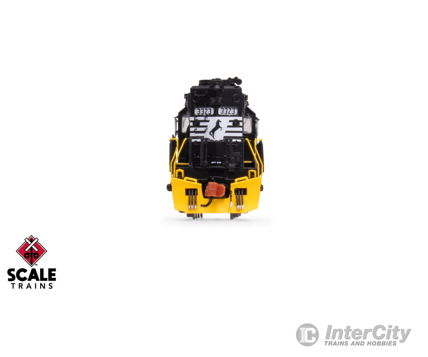 ScaleTrains SXT40723 Rivet Counter N Scale EMD SD40-2 Norfolk Southern/Thoroughbred/Corrugated Grilles/Yellow Plow 3323