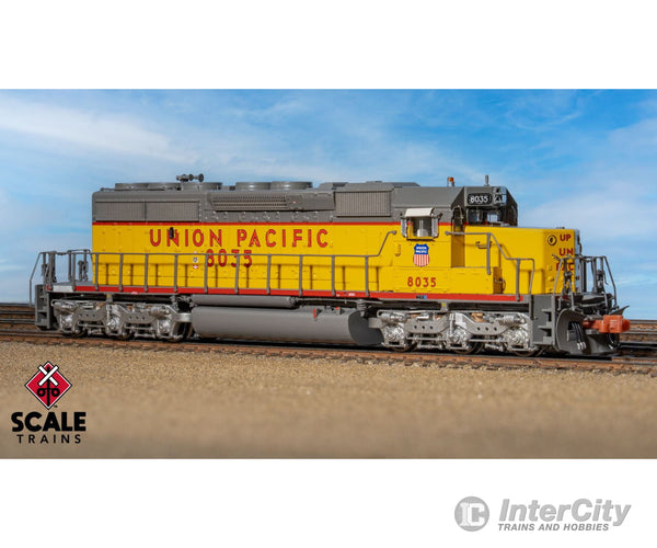 ScaleTrains SXT40727 Rivet Counter N Scale EMD SD40-2 Union Pacific/Fast Forty/116’’ Snoot Nose 8035 DCC & Sound
