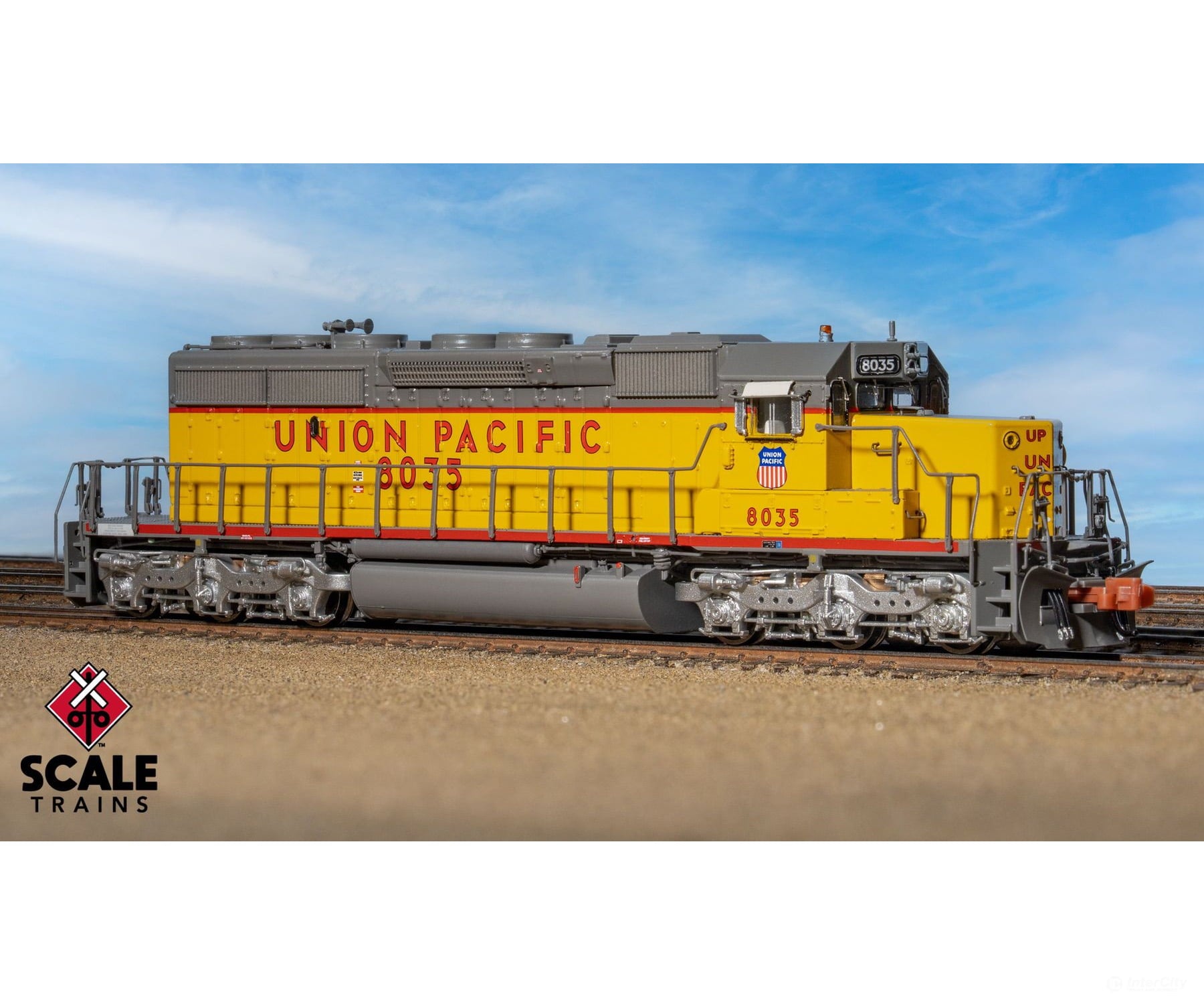 ScaleTrains SXT40730 Rivet Counter N Scale EMD SD40-2 Union Pacific/Fast Forty/116’’ Snoot Nose 8040 DC/DCC Ready
