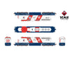 ScaleTrains SXT40755 Rivet Counter HO Scale EMD SD40-2 Burlington Northern/Bicentennial #1876 1876 DCC & Sound Equipped