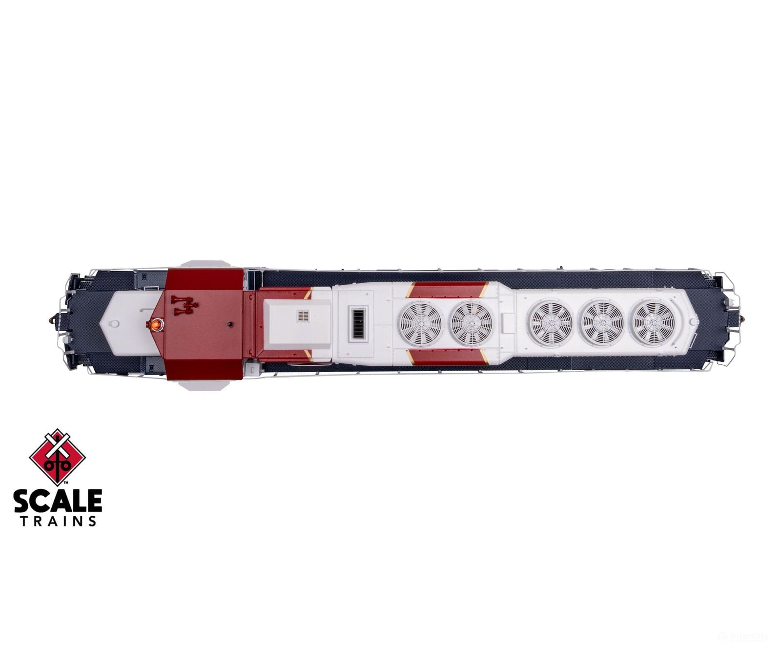 ScaleTrains SXT40755 Rivet Counter HO Scale EMD SD40-2 Burlington Northern/Bicentennial #1876 1876 DCC & Sound Equipped