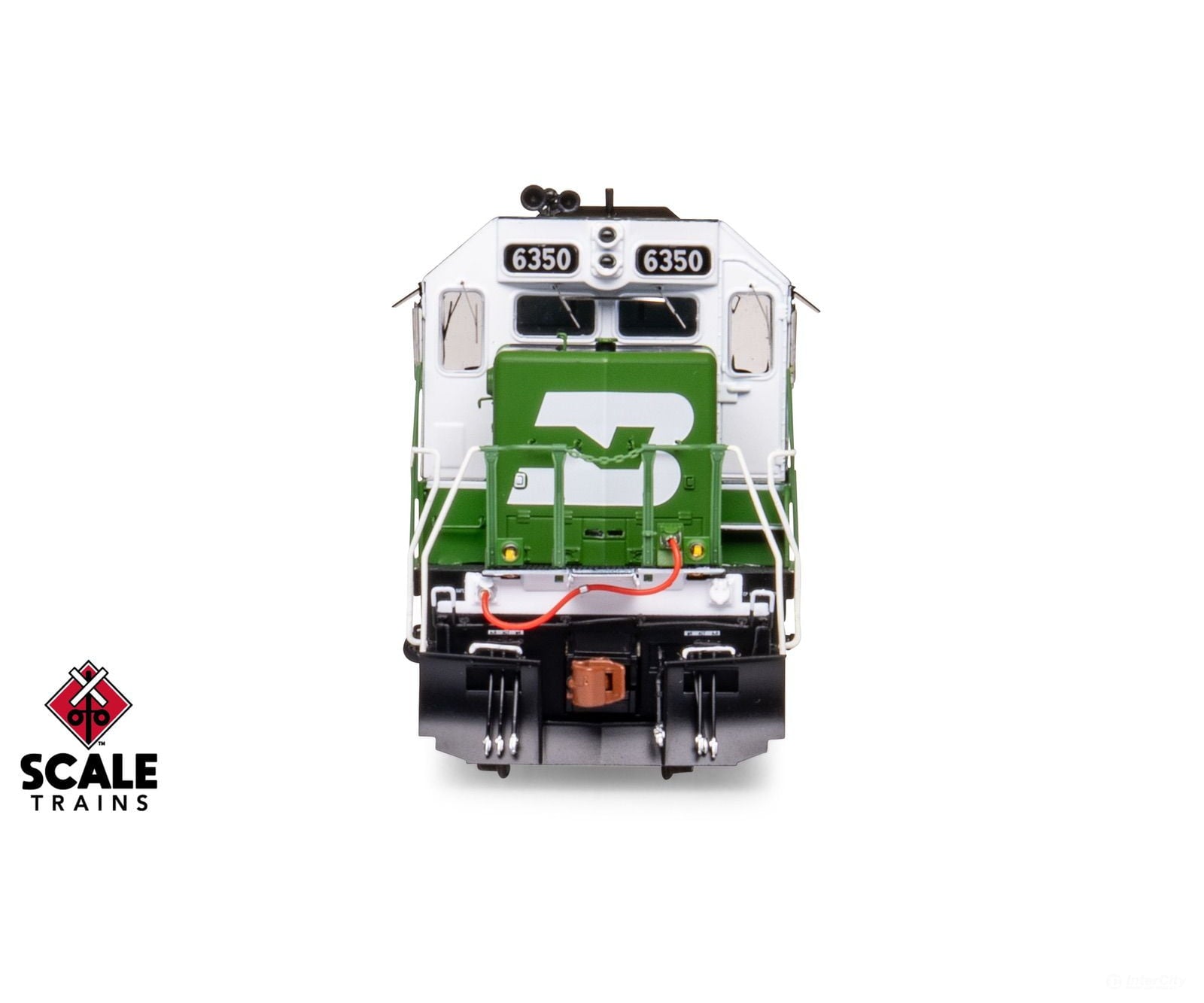 ScaleTrains SXT40760 Rivet Counter HO Scale EMD SD40-2 Burlington Northern/White Face/Strobe Lights 6358 - DCC Ready