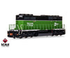 ScaleTrains SXT40763 Rivet Counter HO Scale EMD SD40-2B Burlington Northern/White Face 7502 DCC & Sound Equipped