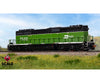 ScaleTrains SXT40763 Rivet Counter HO Scale EMD SD40-2B Burlington Northern/White Face 7502 DCC & Sound Equipped