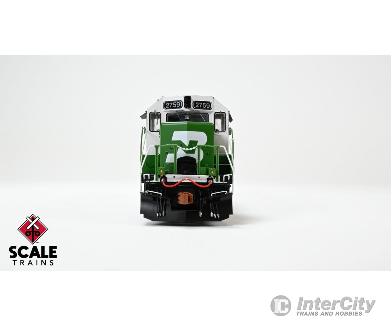 ScaleTrains SXT40931 Rivet Counter HO Scale EMD GP39E Burlington Northern/White Face/Strobe Lights 2761 DCC & Sound