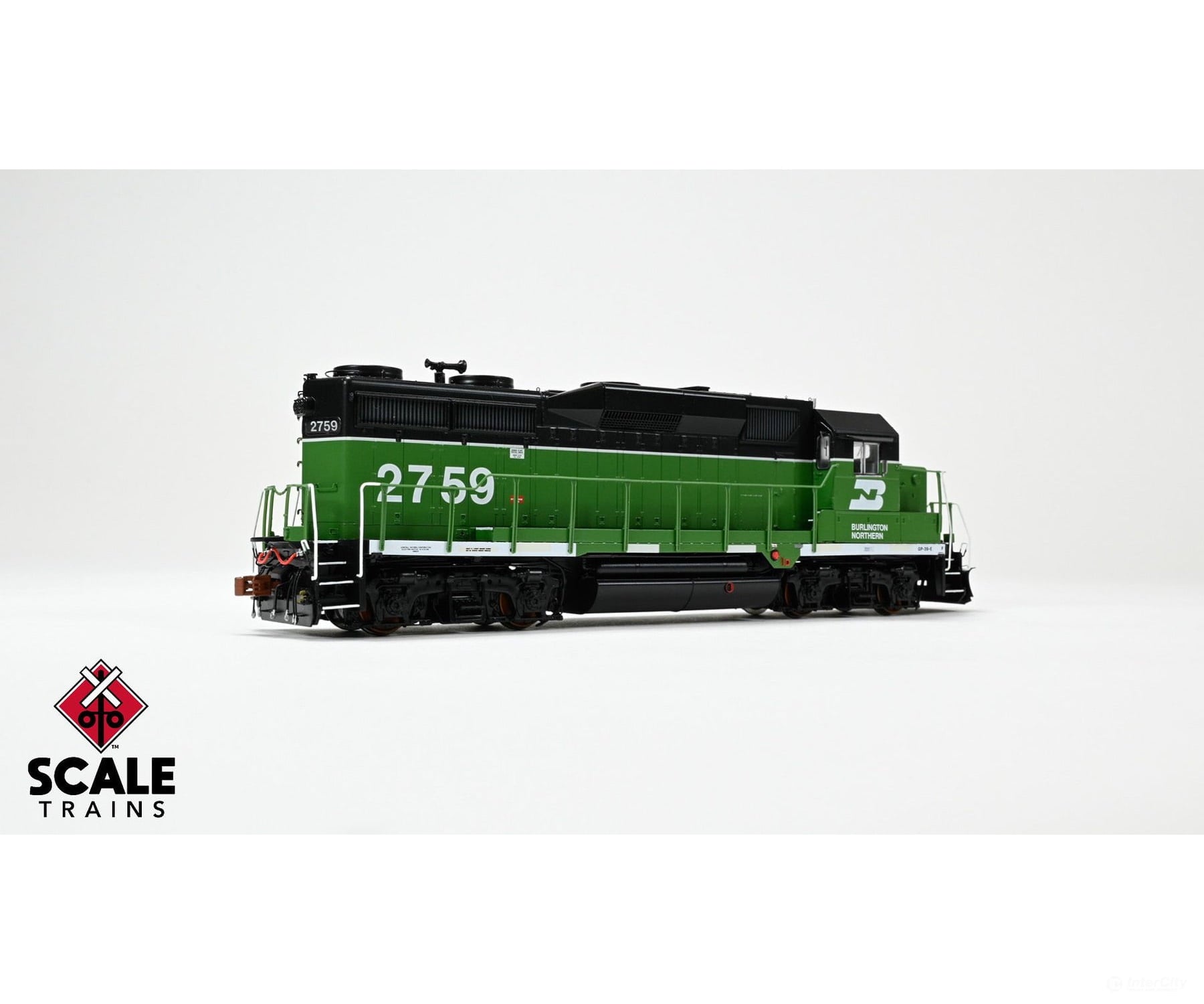 ScaleTrains SXT40931 Rivet Counter HO Scale EMD GP39E Burlington Northern/White Face/Strobe Lights 2761 DCC & Sound