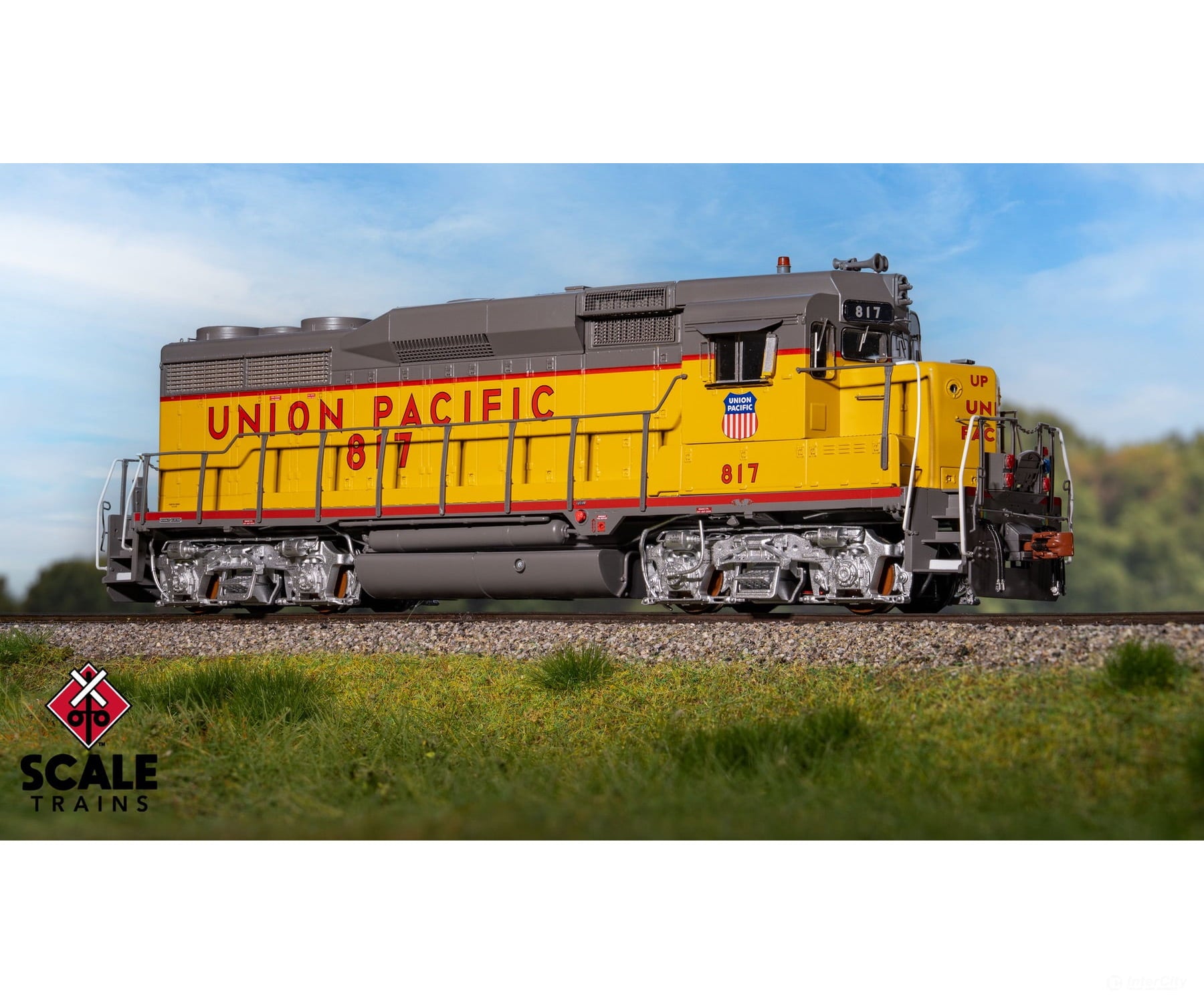 ScaleTrains SXT40977 Rivet Counter HO Scale EMD GP30 Phase Ib2 Union Pacific 817 DCC & Sound Equipped - Locomotives