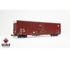 ScaleTrains SXT40992 Rivet Counter HO Scale Trinity 60’ 7500 12’ Plug-Door High-Cube Boxcar BNSF/Circle Cross Logo