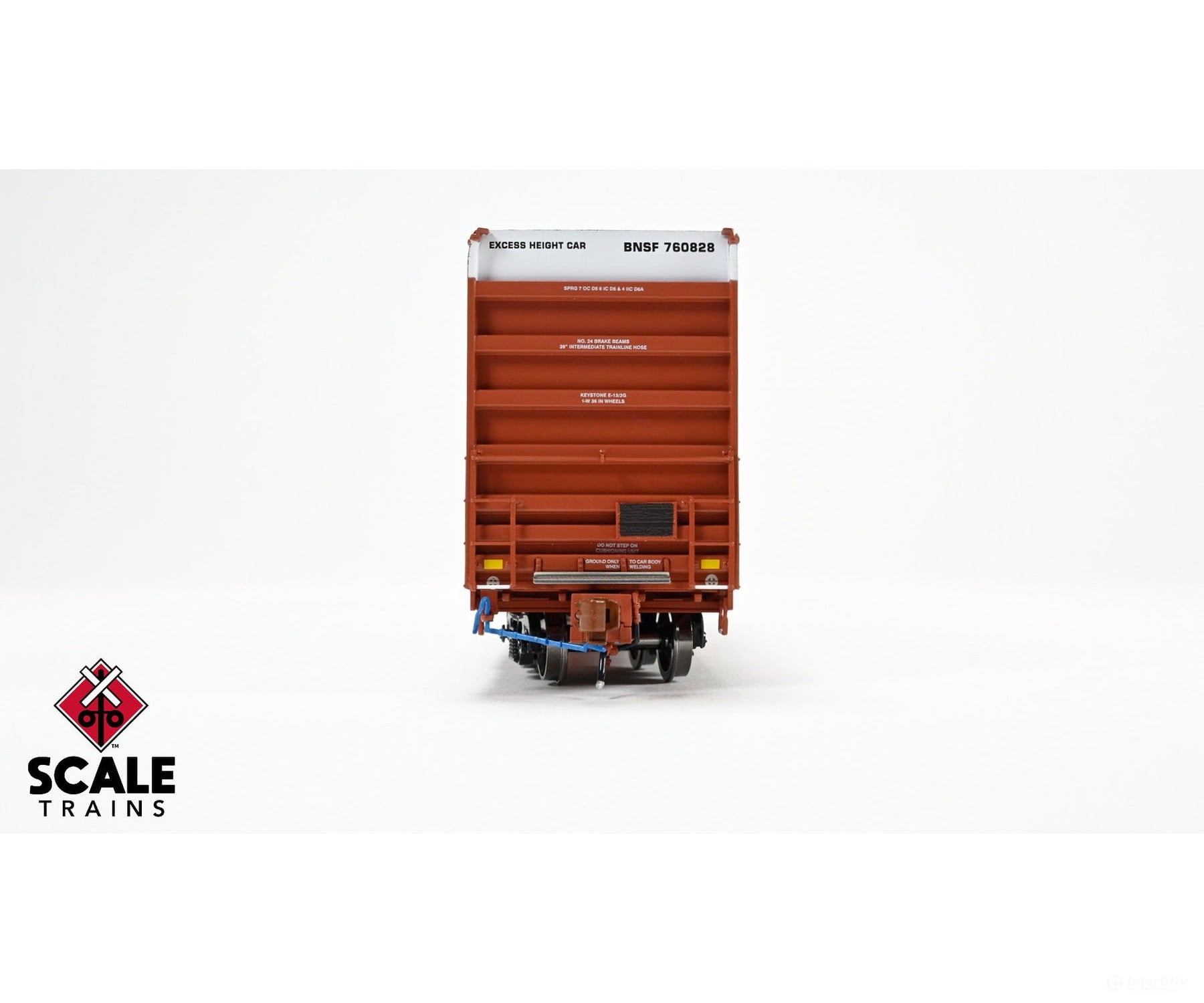 ScaleTrains SXT40996 Rivet Counter HO Scale Trinity 60’ 7500 12’ Plug-Door High-Cube Boxcar BNSF/Circle Cross