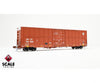 ScaleTrains SXT40996 Rivet Counter HO Scale Trinity 60’ 7500 12’ Plug-Door High-Cube Boxcar BNSF/Circle Cross