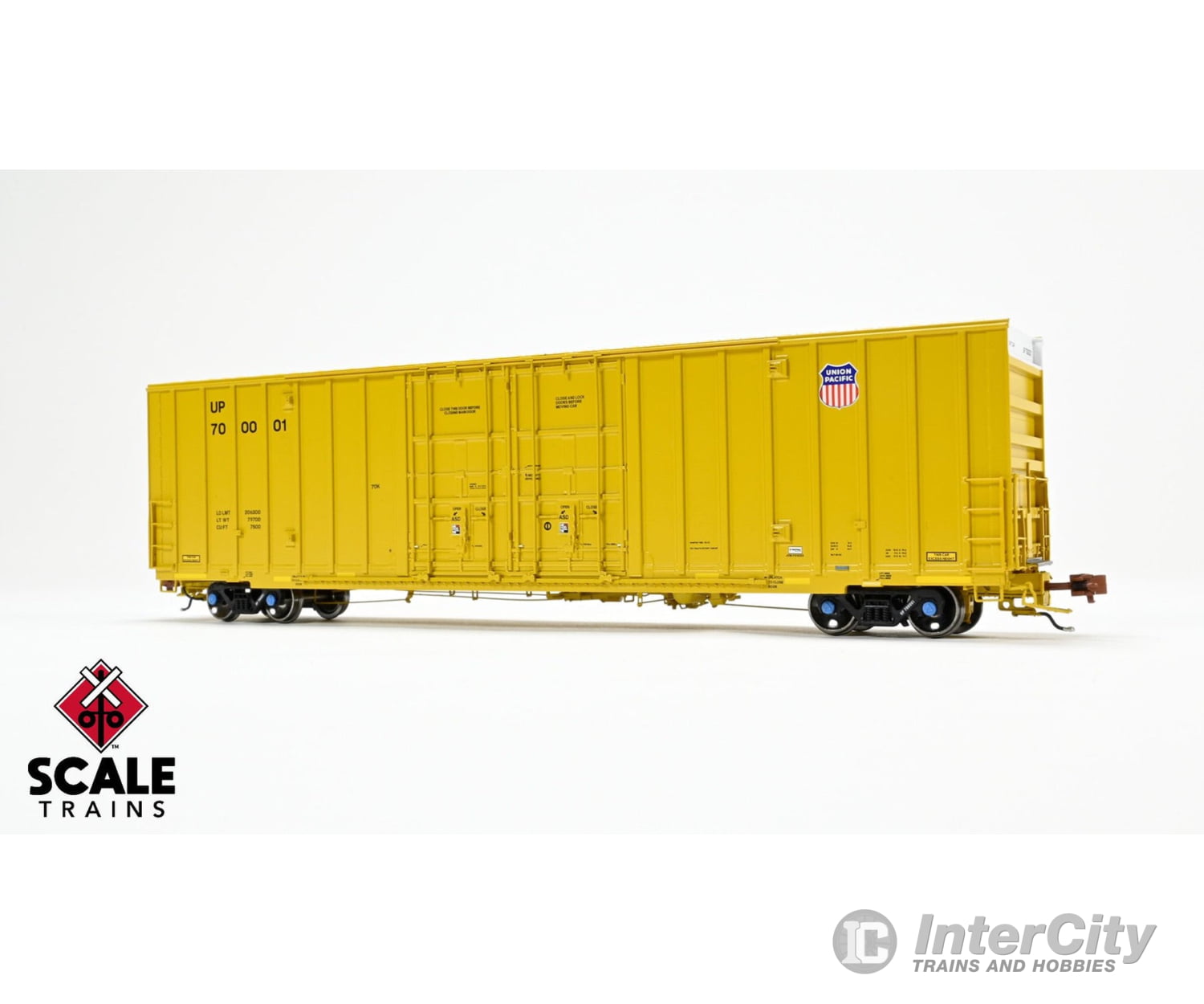 ScaleTrains SXT41022 Rivet Counter HO Scale Trinity 60’ 7500 8’ Double-Plug-Door High-Cube Boxcar Union