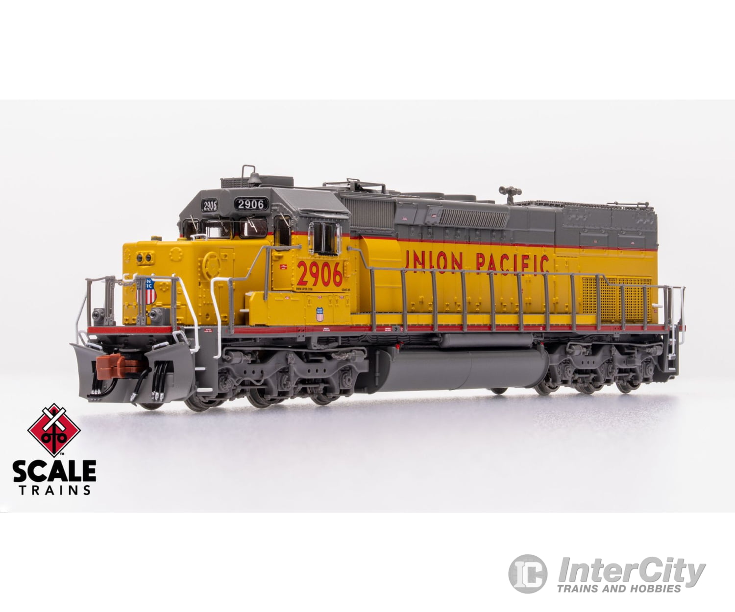 ScaleTrains SXT41054 Rivet Counter N Scale EMD SD40T-2 Union Pacific/116’’ Snoot Nose/Ditch Lights 2906 DCC & Sound