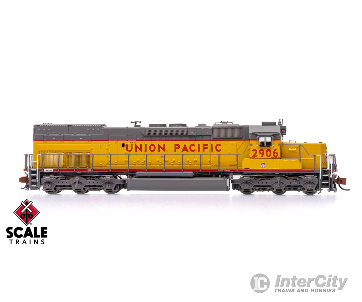 ScaleTrains SXT41054 Rivet Counter N Scale EMD SD40T-2 Union Pacific/116’’ Snoot Nose/Ditch Lights 2906 DCC & Sound