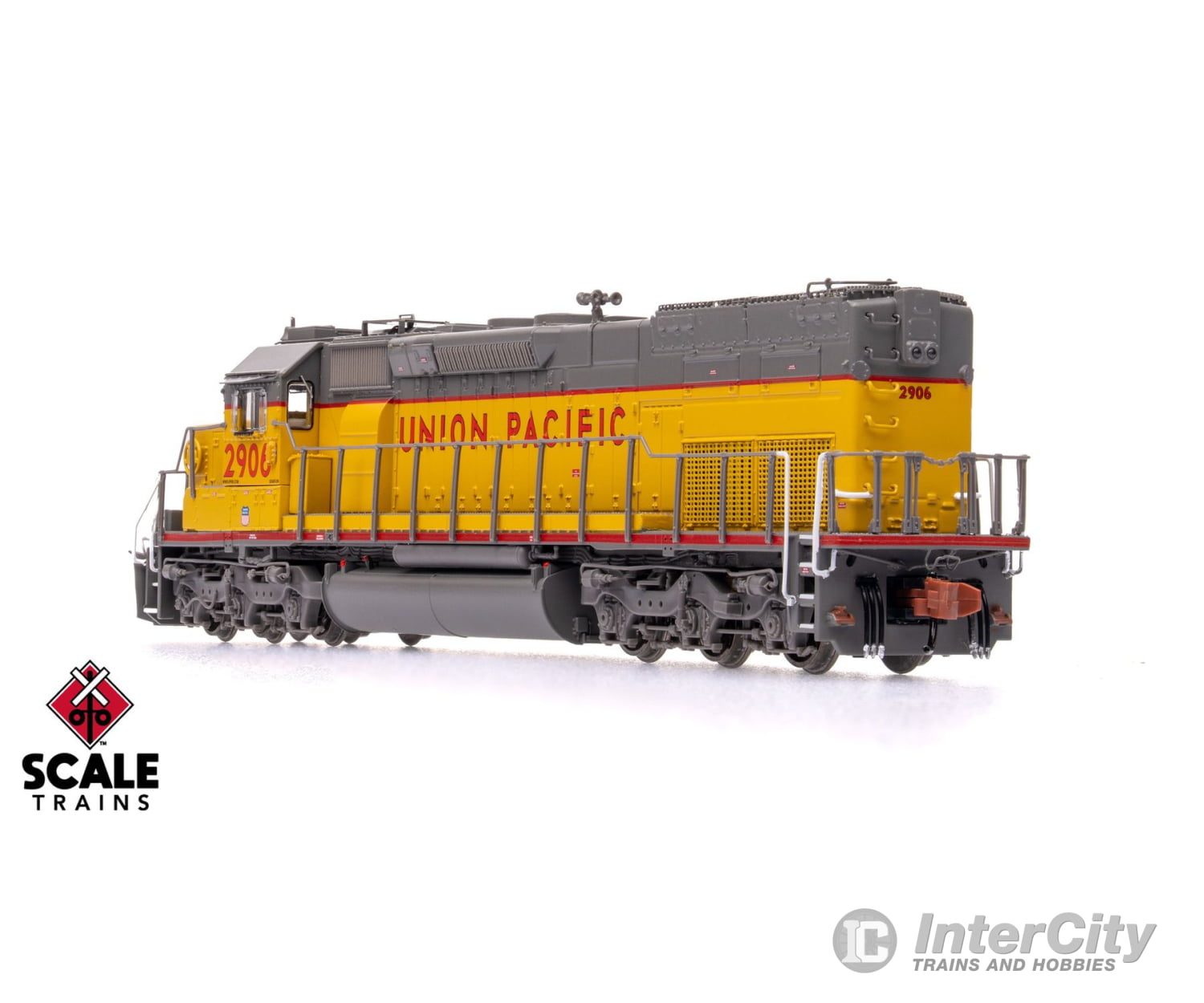 ScaleTrains SXT41054 Rivet Counter N Scale EMD SD40T-2 Union Pacific/116’’ Snoot Nose/Ditch Lights 2906 DCC & Sound