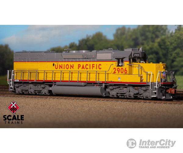 ScaleTrains SXT41054 Rivet Counter N Scale EMD SD40T-2 Union Pacific/116’’ Snoot Nose/Ditch Lights 2906 DCC & Sound