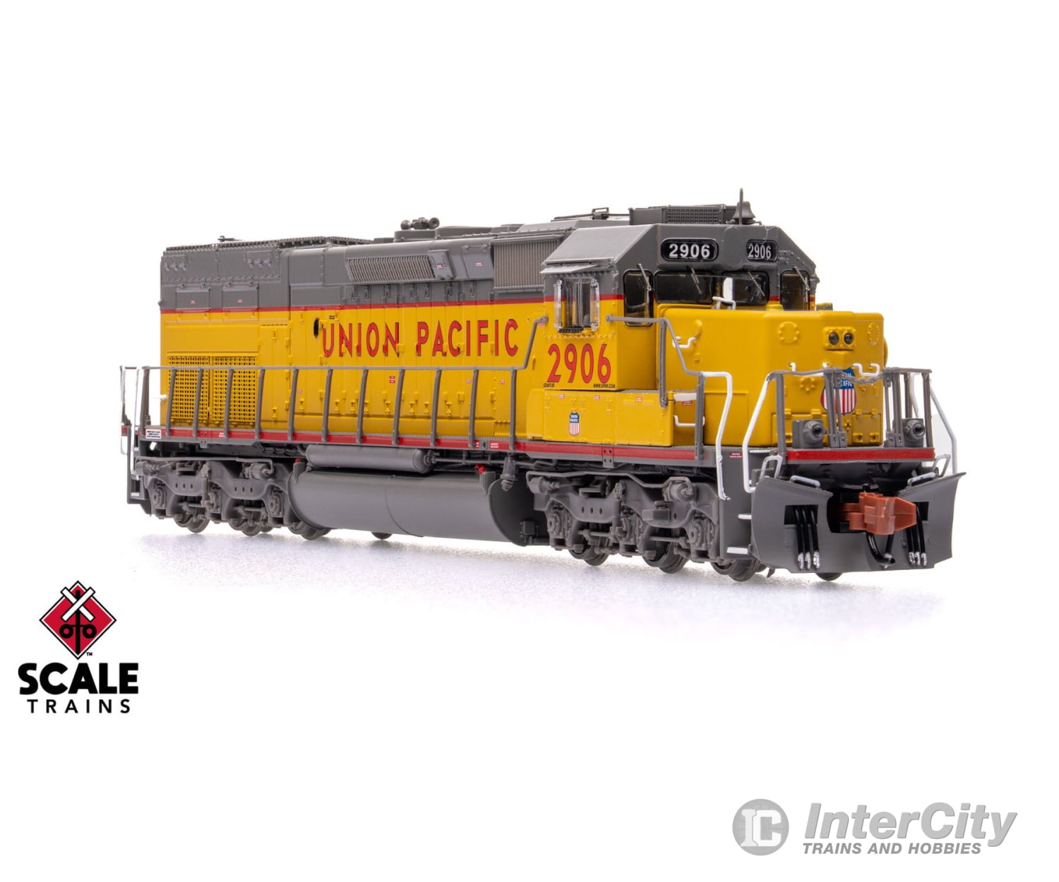 ScaleTrains SXT41054 Rivet Counter N Scale EMD SD40T-2 Union Pacific/116’’ Snoot Nose/Ditch Lights 2906 DCC & Sound
