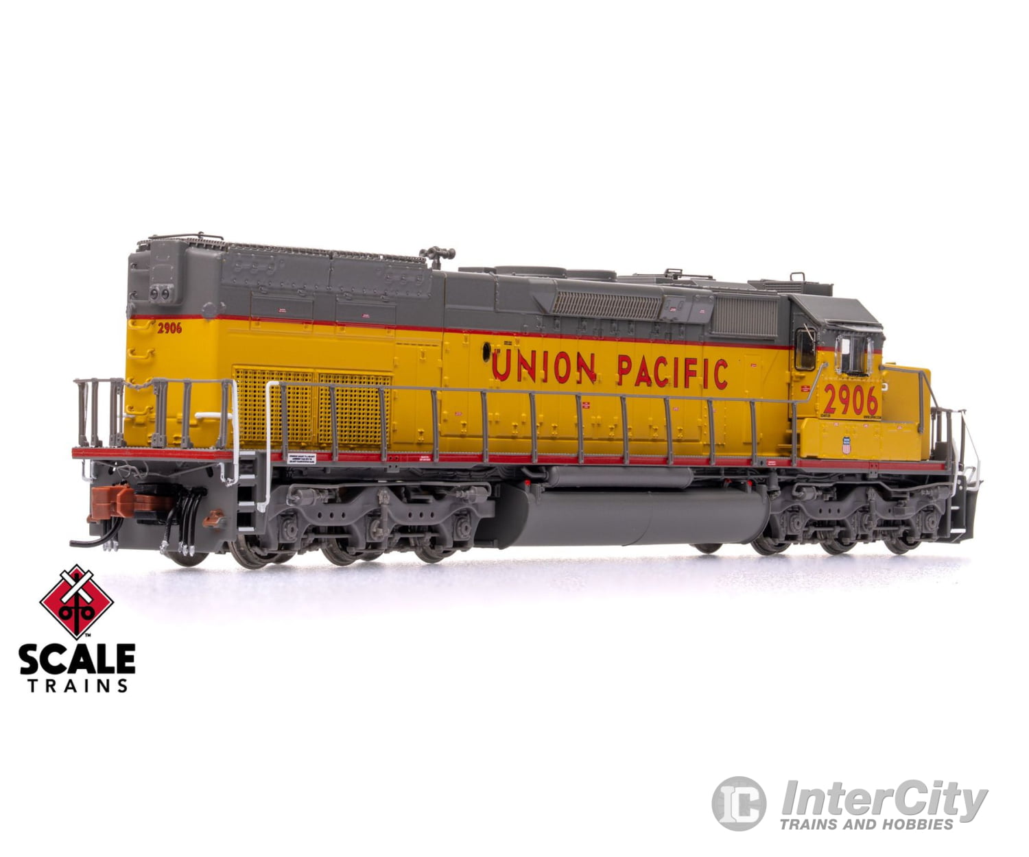 ScaleTrains SXT41054 Rivet Counter N Scale EMD SD40T-2 Union Pacific/116’’ Snoot Nose/Ditch Lights 2906 DCC & Sound