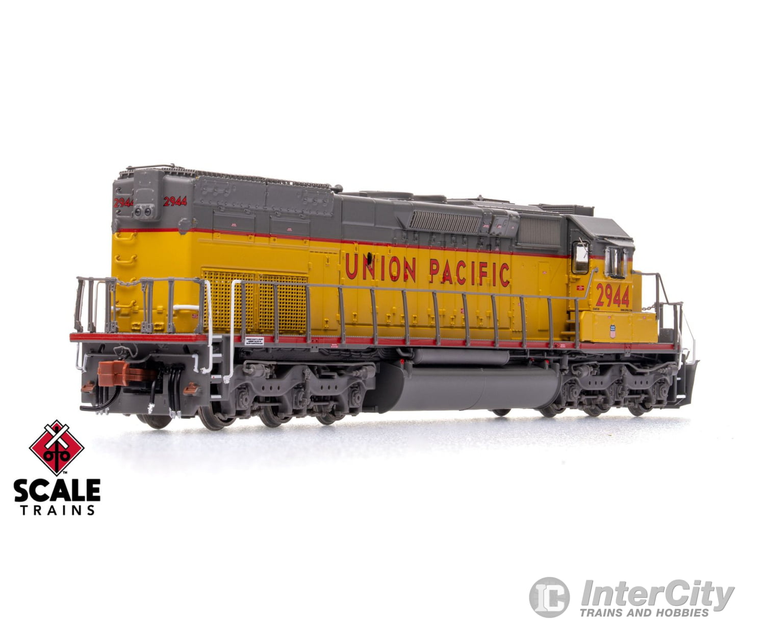 ScaleTrains SXT41056 Rivet Counter N Scale EMD SD40T-2 Union Pacific/88’’ Nose/Ditch Lights 2944 DCC & Sound Equipped